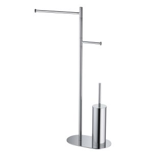 Bathroom Polished Chrome Heated Towel Rail 14 Bar
